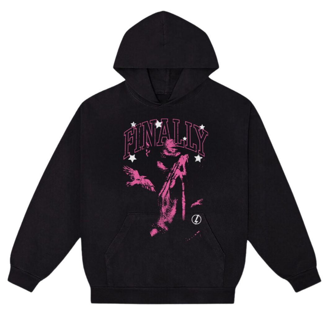 Finally - HOODIE - Black