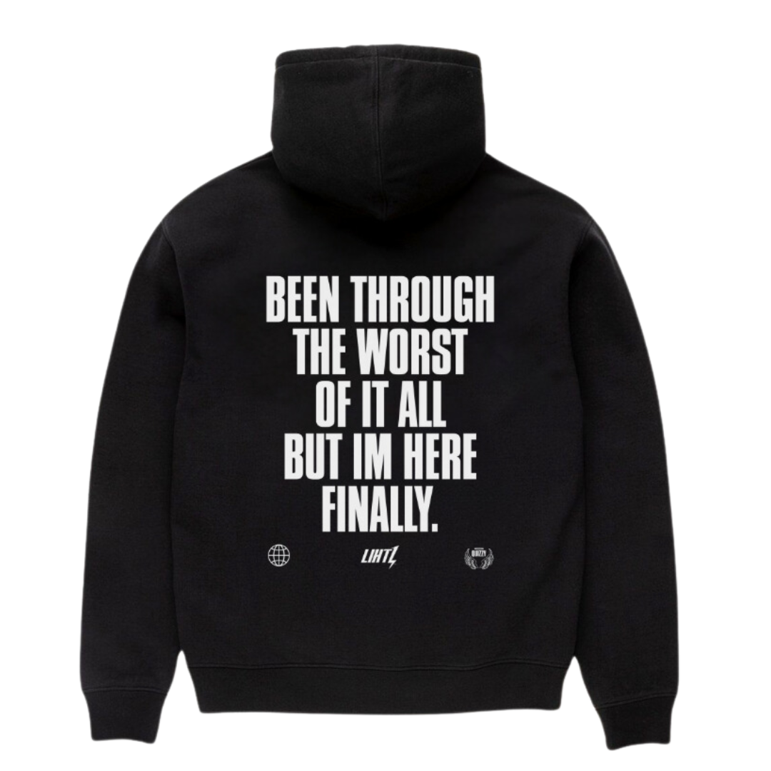 Finally - HOODIE - Black