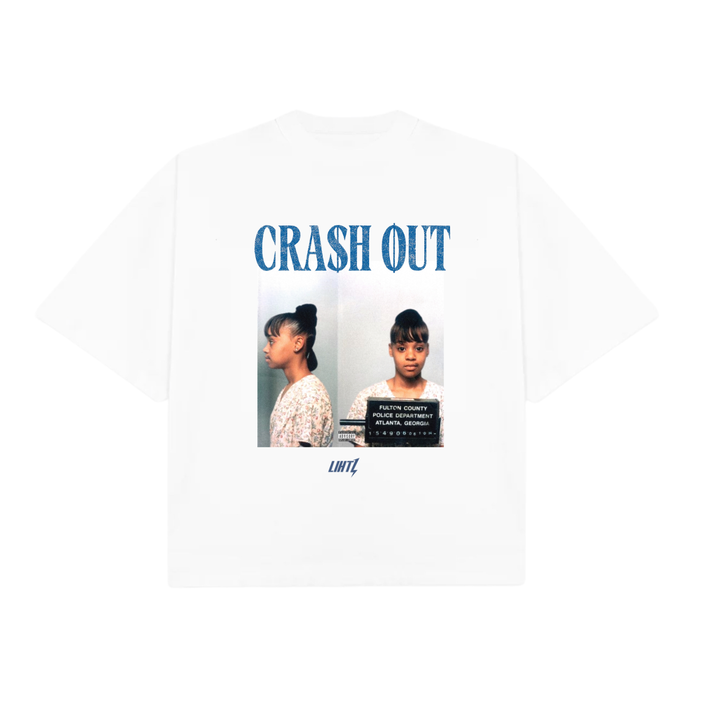 CRASH OUT - T SHIRT (BLUE)